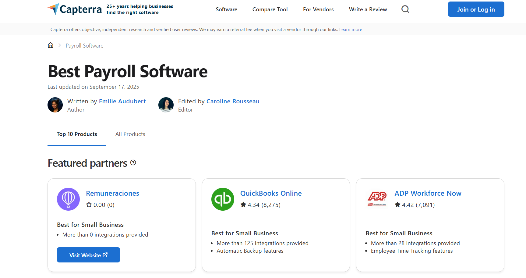 Best Payroll Software 2025 _ Capterra