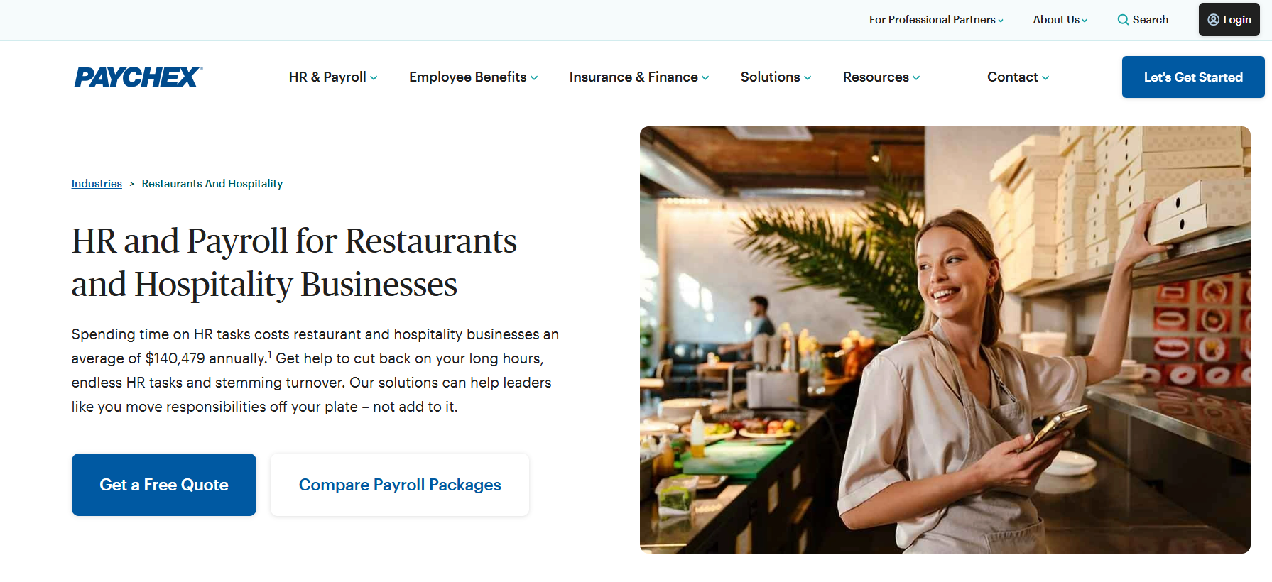 HR and Payroll for Restaurants and Hospitality