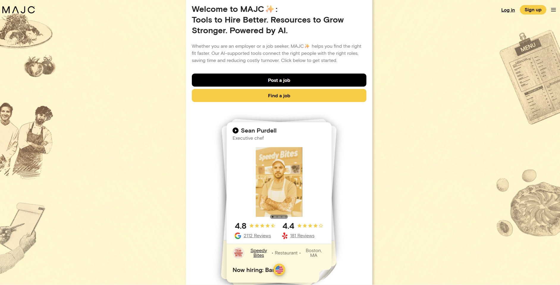 MAJC Jobs (Hospitality Job board)