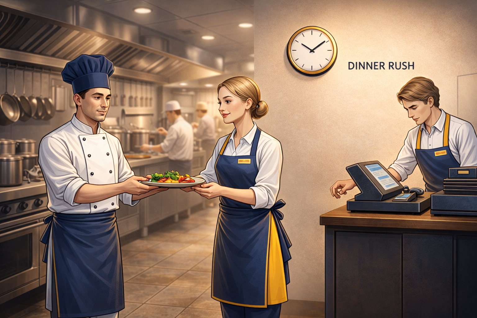 cross-training-employees-benefits-dinner-rush