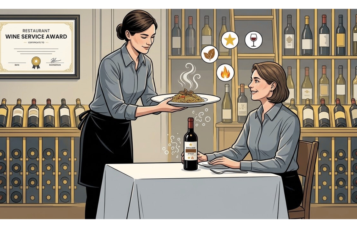 How to be a good server in food service.