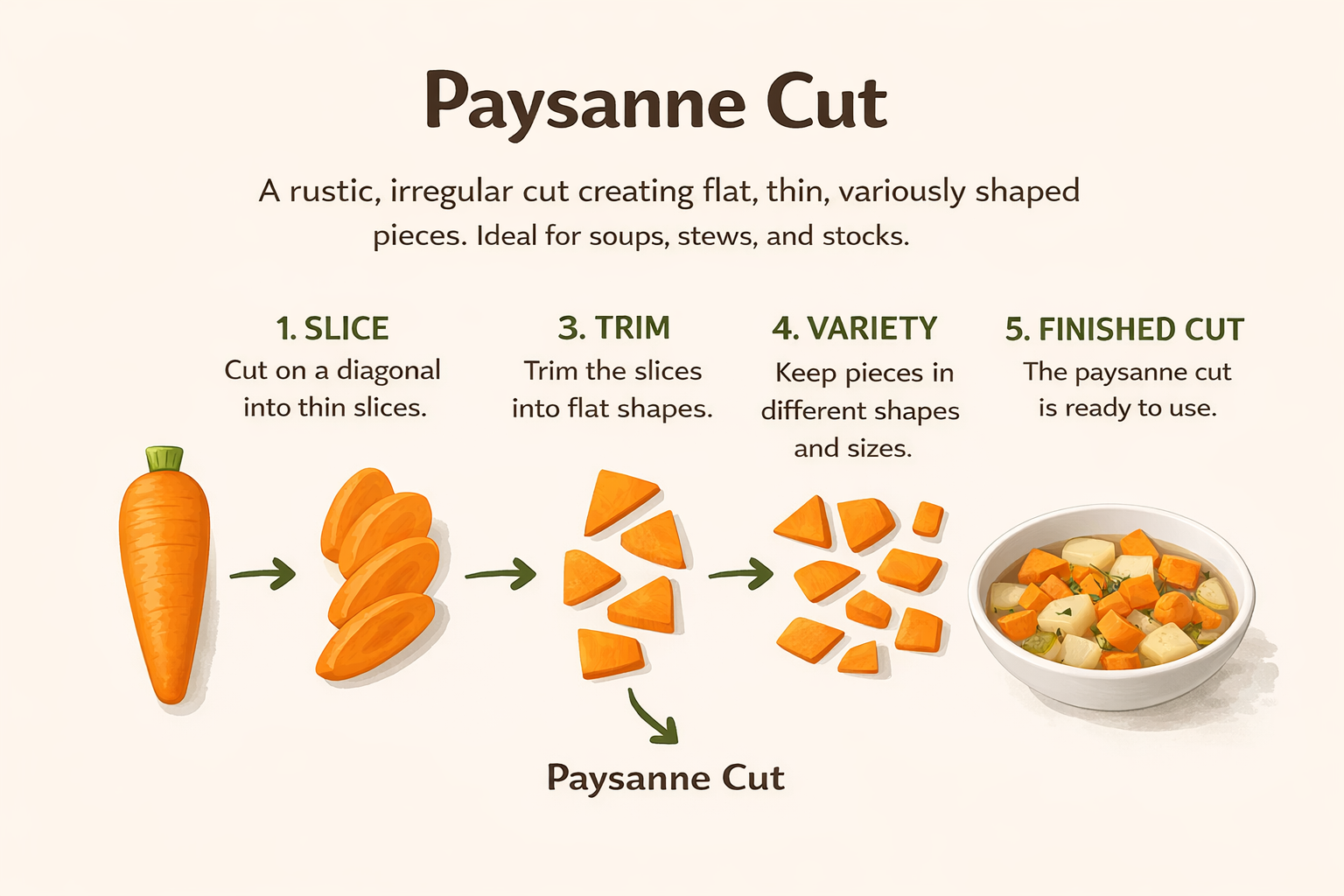Paysanne cut