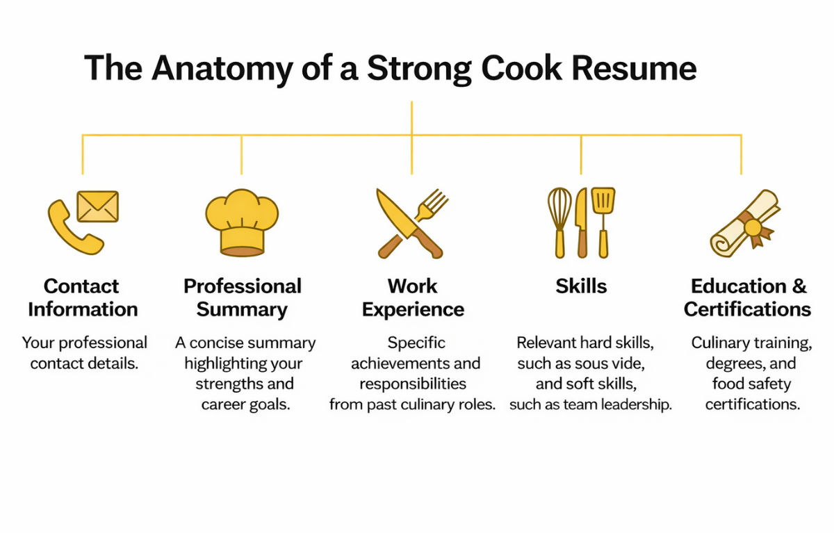 Resume for a Cook